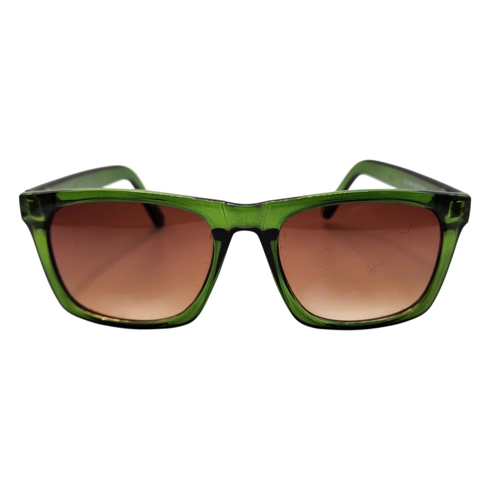 Carbon Elements Square Sunglasses Green Rims. 20495-052102-020